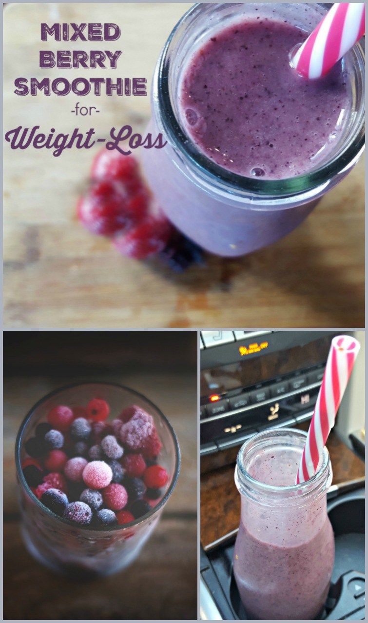 Delicious Mixed Berry Smoothie with Almond Milk